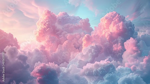 Light pink cloudscape.