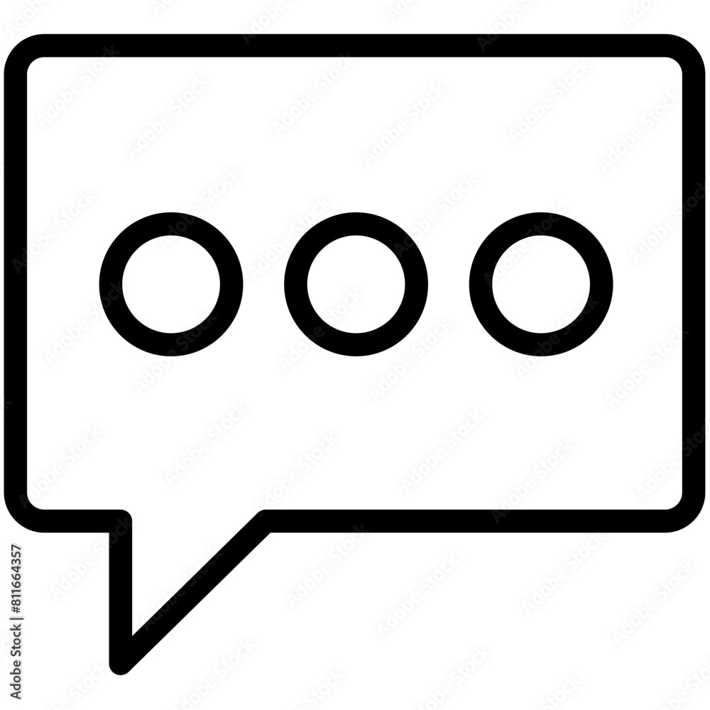Speech Bubble outline Icon Pack Speech Bubble outline Icon Pack