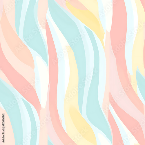 Pastel digital art seamless pattern  the design for apply a variety of graphic works