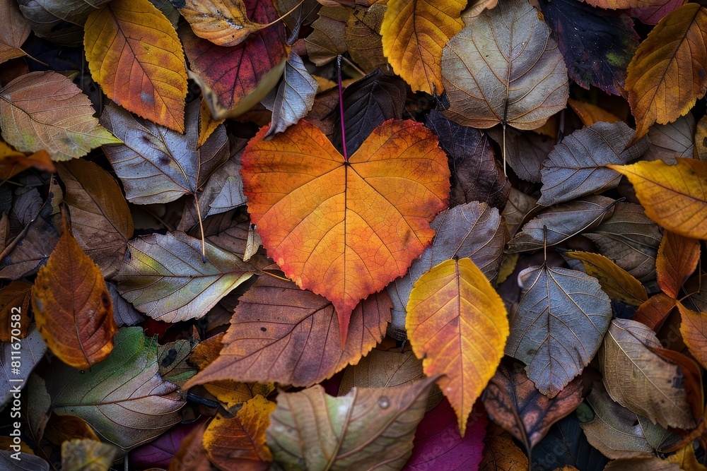 Vibrant autumn leaves in fall Vibrant autumn leaves in fall