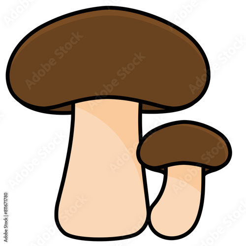 shiitake line icon