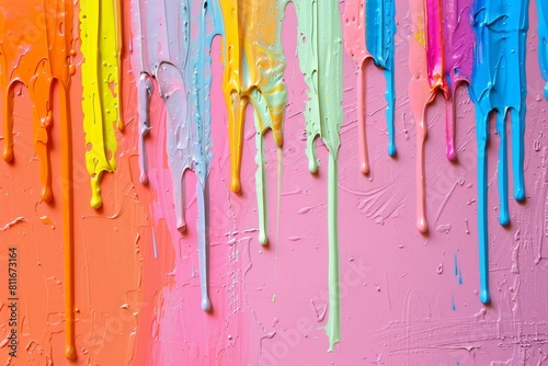 Vibrant abstract paint texture background