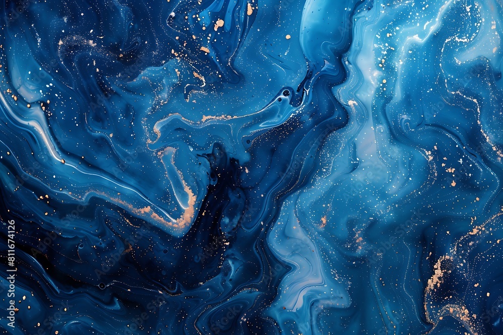 Texture color abstract background pattern art paint liquid blue effect ...