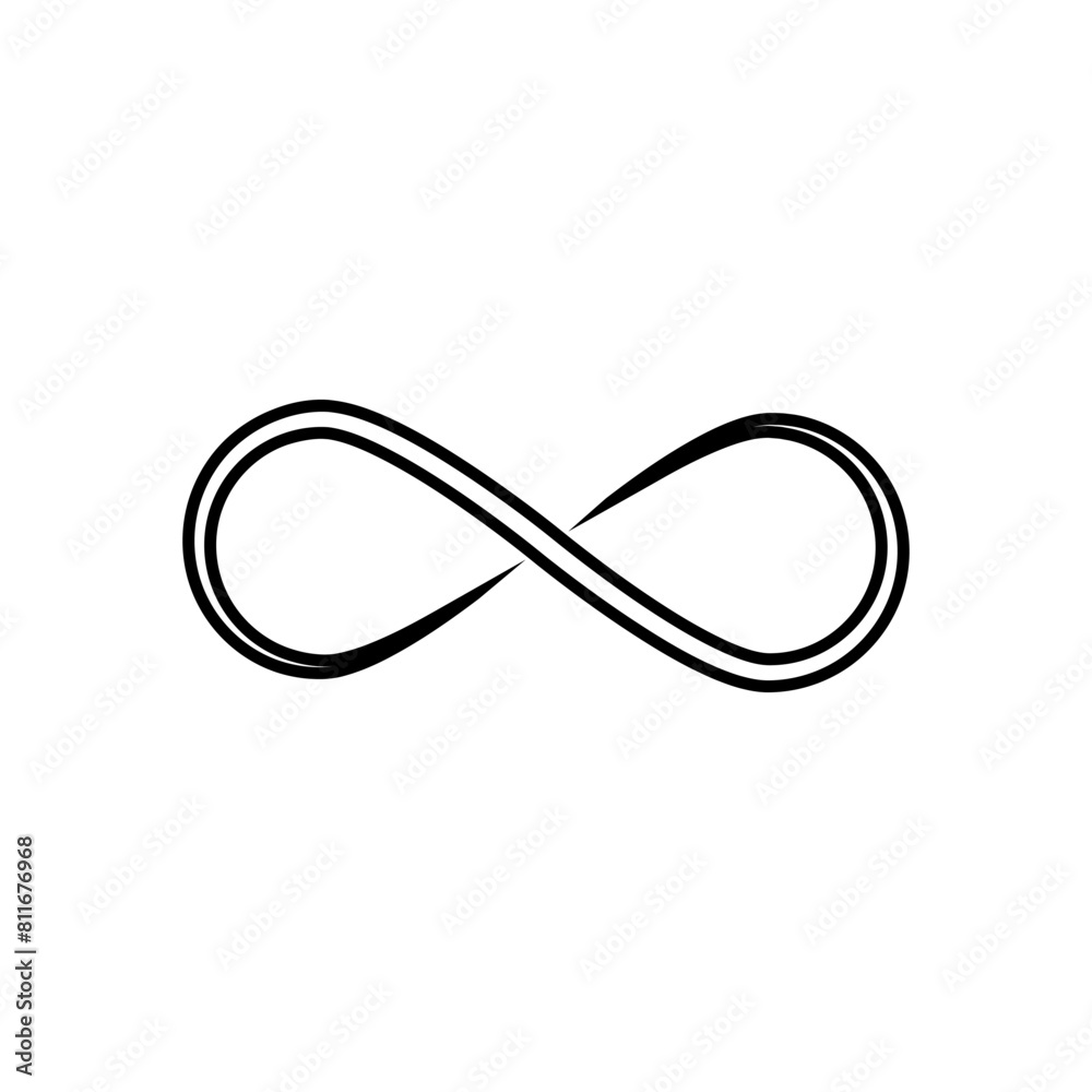 Infinity icon vector. Mobius loop shape illustration sign. unlimited symbol. forever logo. Infinity icon vector. Mobius loop shape illustration sign. unlimited symbol. forever logo.