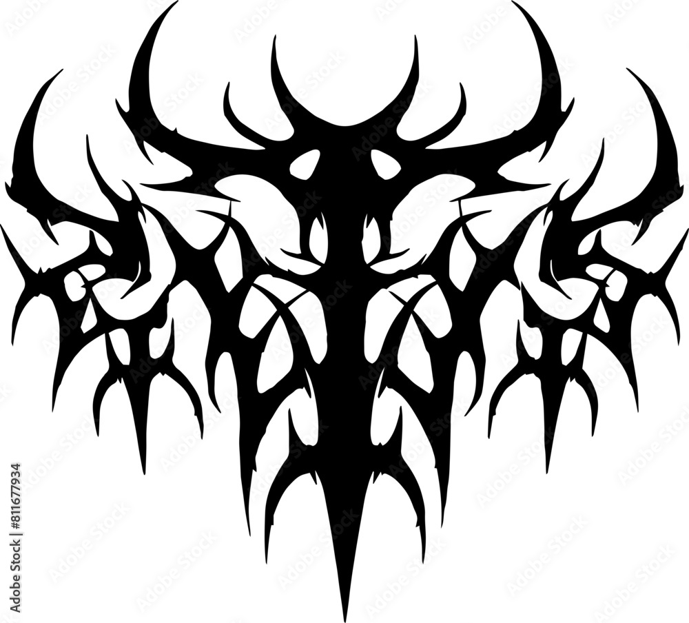 Unique Tribal Vector Shape - Gothic Y2K Sharp Element for Graphic Design and Artistic Project
Unique Tribal Vector Shape - Gothic Y2K Sharp Element for Graphic Design and Artistic Project