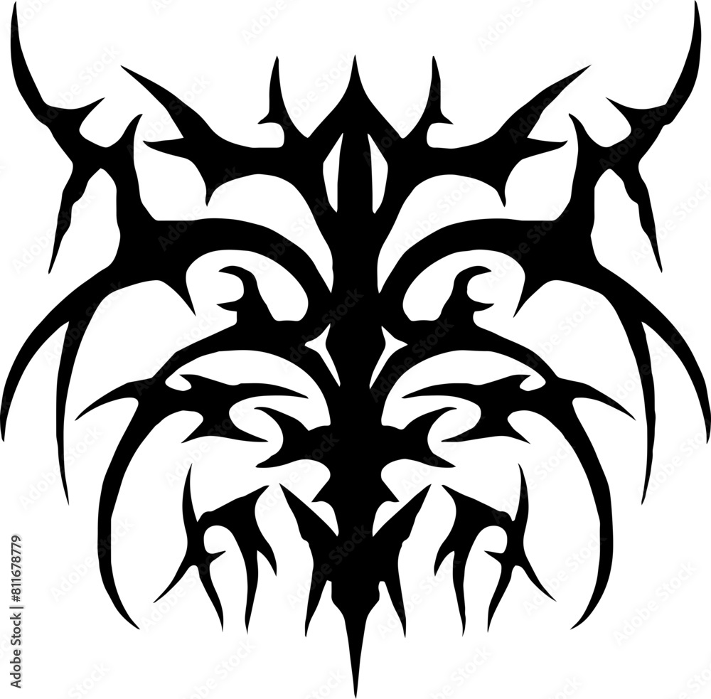 Unique Tribal Vector Shape - Gothic Y2K Sharp Element for Graphic Design and Artistic Project
Unique Tribal Vector Shape - Gothic Y2K Sharp Element for Graphic Design and Artistic Project