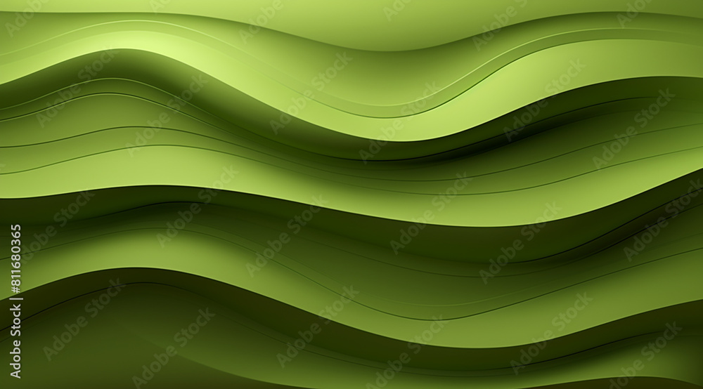 Fototapeta premium Abstract green background with swirling lines or geometric shapes for a modern design