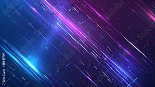 Glowing dynamic lines background. Abstract futuritsic hi-tech