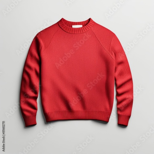 red shirt isolated on white background © Hesen