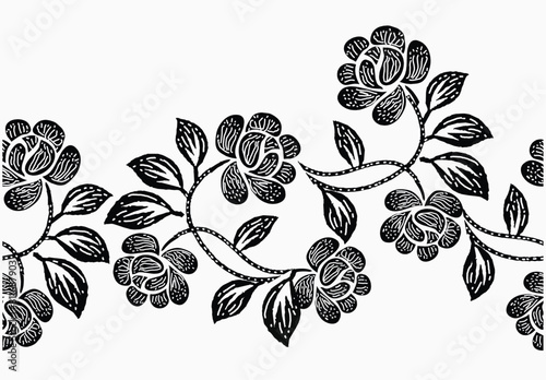 Batik Indonesian: is a technique of wax-resist dyeing applied to whole cloth, or cloth made using this technique originated from Indonesia.