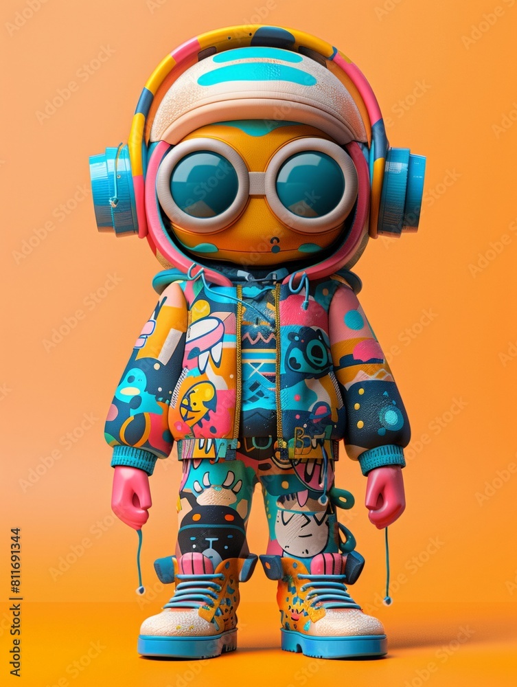 3d rendering, 3d blender, cartoon character, solid geometry, C4D, OC rendering, blind box 3d rendering, 3d blender, cartoon character, solid geometry, C4D, OC rendering, blind box
