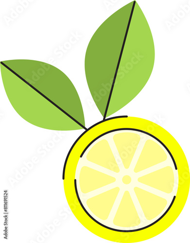 Lemon Flat Illustration