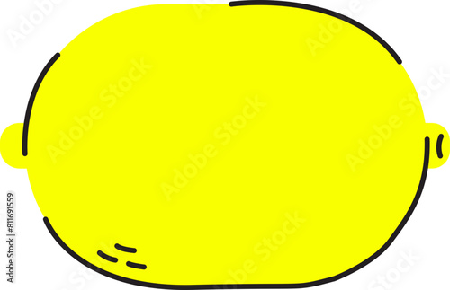 Lemon Flat Illustration