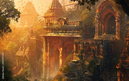 The intricate architecture of The Ram Mandir in Ayodhya © ProArt Studios