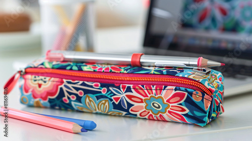 Pencil case female accessories stationery and laptop o