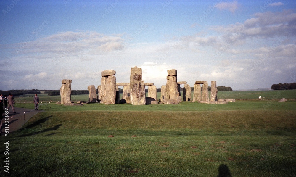 Old photo of Stonehenge in 1982