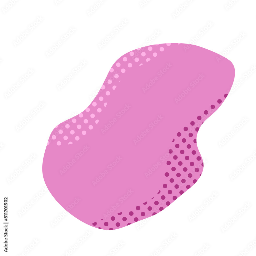 abstract blob with dot texture. abstract shape element for your design abstract blob with dot texture. abstract shape element for your design