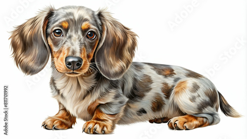 puppy-sausage dog  of merle color