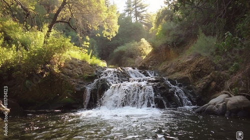 Cataract Falls, Marin County, California. photo