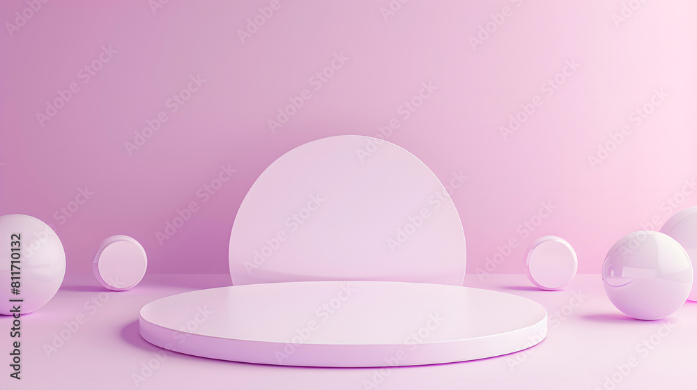 Product podium 3d. Empty podium pedestal display violet background with cylinder stand,abstract blank product shelf standing backdrop,front view focus ideal luxury sleek pedestal pictorial space Product podium 3d. Empty podium pedestal display violet background with cylinder stand,abstract blank product shelf standing backdrop,front view focus ideal luxury sleek pedestal pictorial space