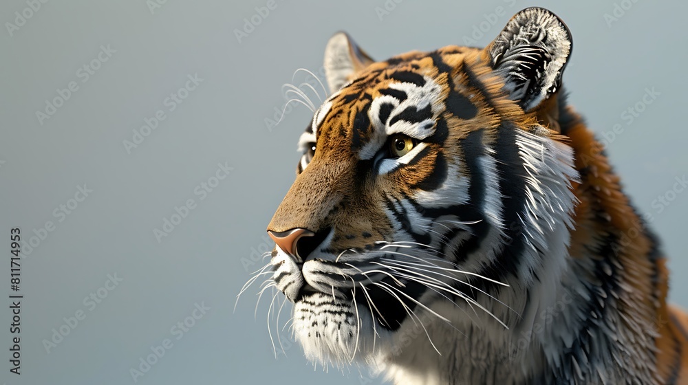 Obraz premium Endangered Species Day. Of all the big cats, the tiger is the one closest to extinction. with fewer than 3,900 tigers remaining in the wild, they exist in only 4% of their historic range