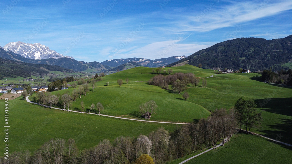 Fototapeta premium View from the Alps