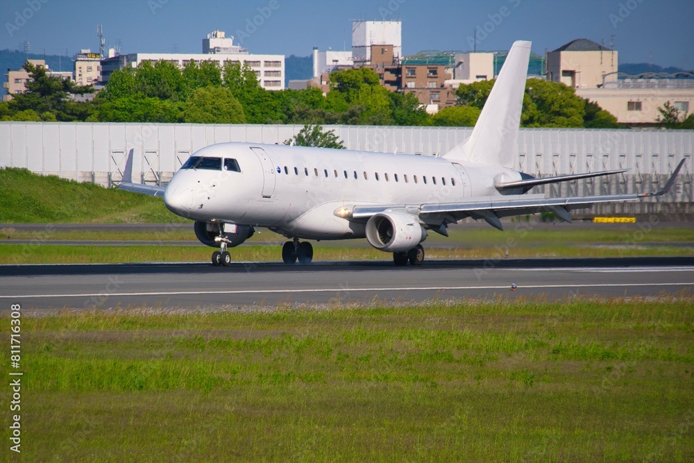 伊丹空港からみた飛行機