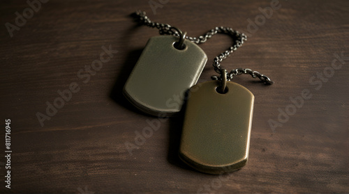 military id badge. Genrative.ai 