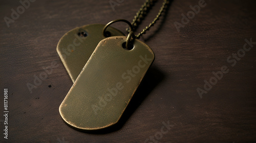 military id badge. Genrative.ai 
