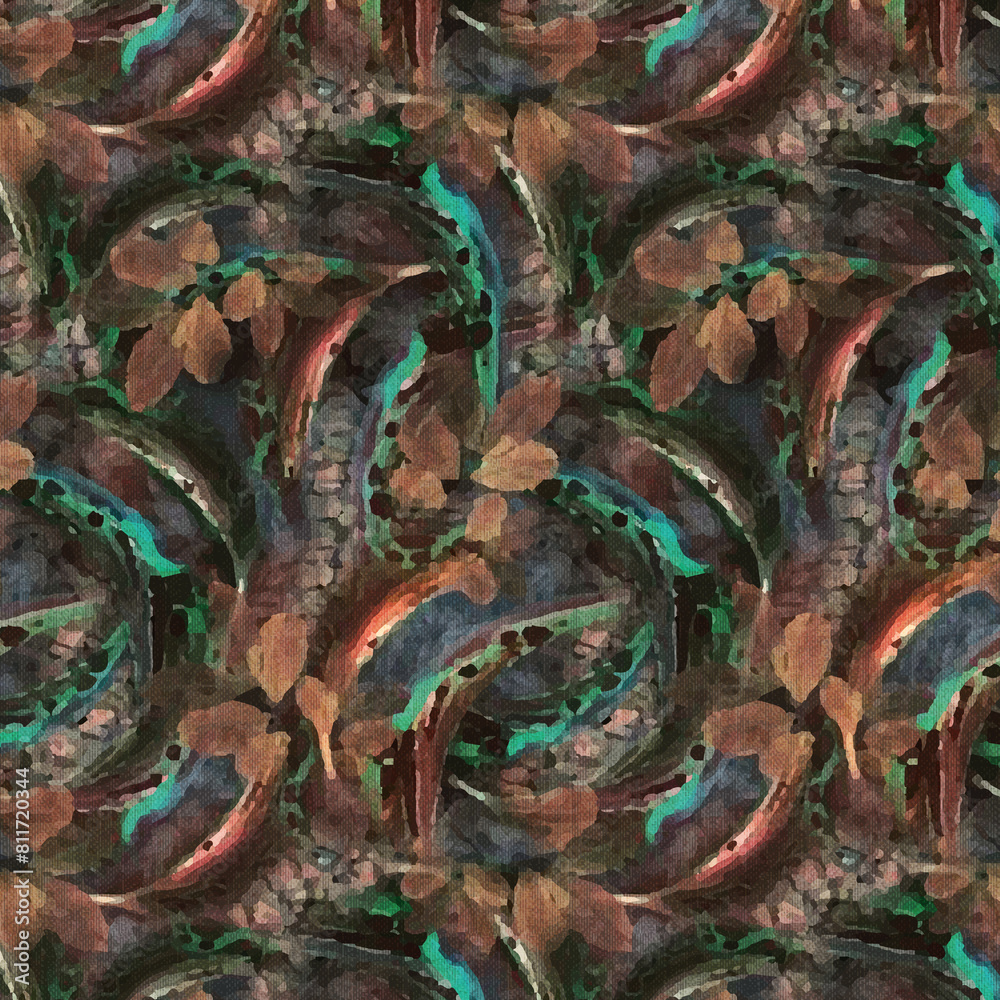 Ajrakh Pattern, Ikat, block print Pattern, batik print Pattern, madhubani, kalamkari, chinz, kani, Abstract, shirting design, Background digital printing textile pattern wallpaper	
