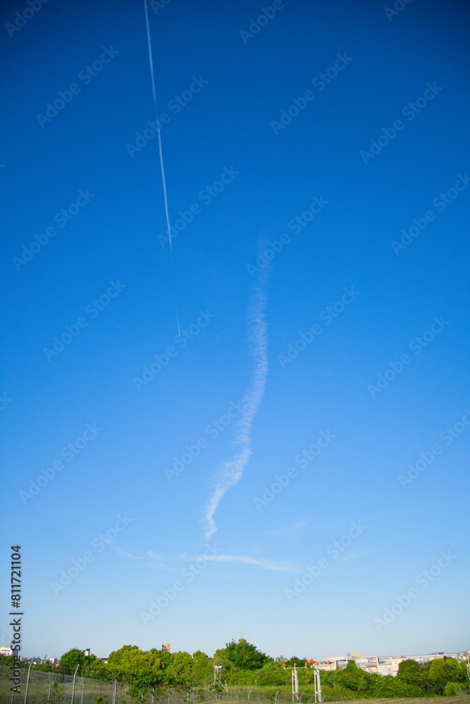 飛行機雲 飛行機雲