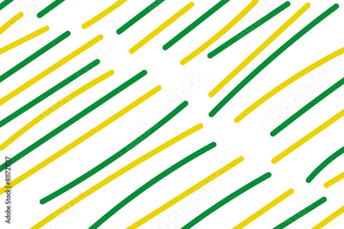 Fun colorful line doodle pattern. Creative style art children or childish skribble trendy design with basic lines and shapes. Vector illustration 