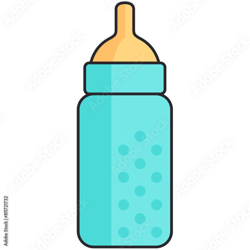 Newborn Baby Colored Icon Pack