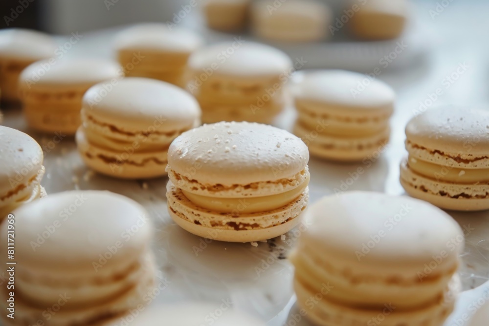 showing perfect macarons showing perfect macarons