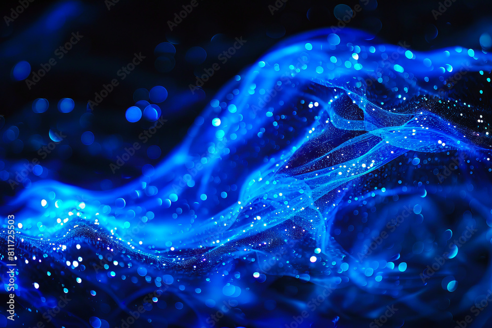 A blue abstract background with light and dark spots. A blue abstract background with light and dark spots.