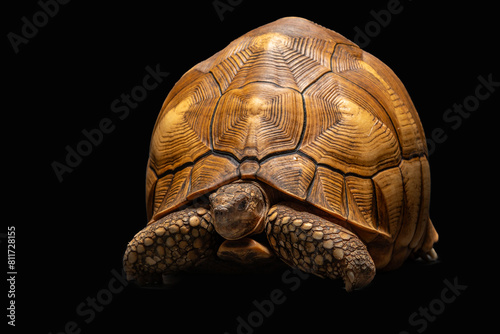 Canvas-taulu The Angonoka Tortoise (Astrochelys yniphora) is the rarest tortoise species in the world