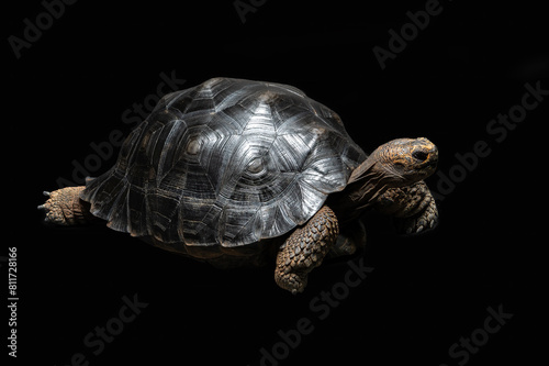 The Aldabra Giant Tortoise (Aldabrachelys gigantea) is endemic to the Seychelles Islands. The species is one of the largest tortoises in the world.