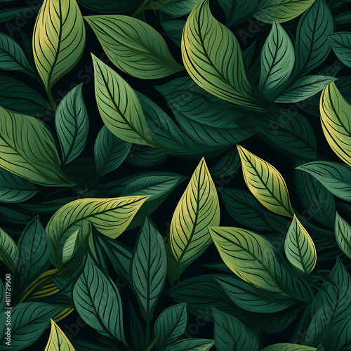 Digital art seamless pattern  the design for apply a variety of graphic works