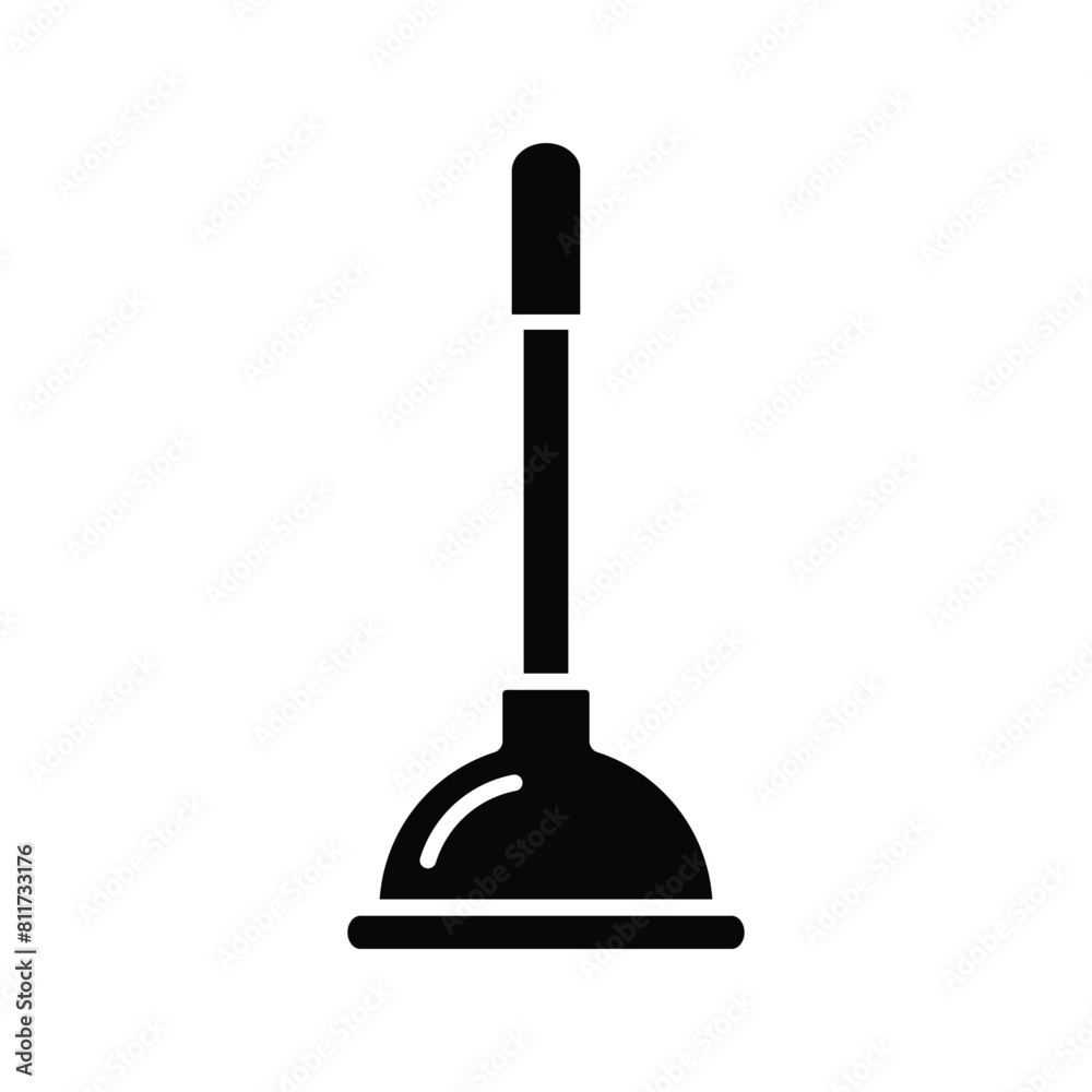 plunger icon vector design template plunger icon vector design template