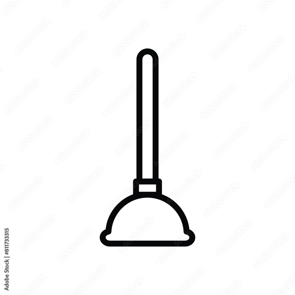 plunger icon vector design template plunger icon vector design template