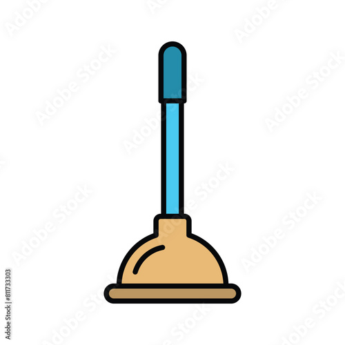 plunger icon vector design template