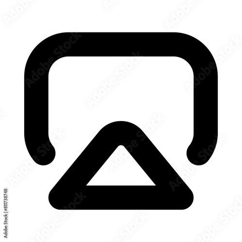 airplay flat vector illustration