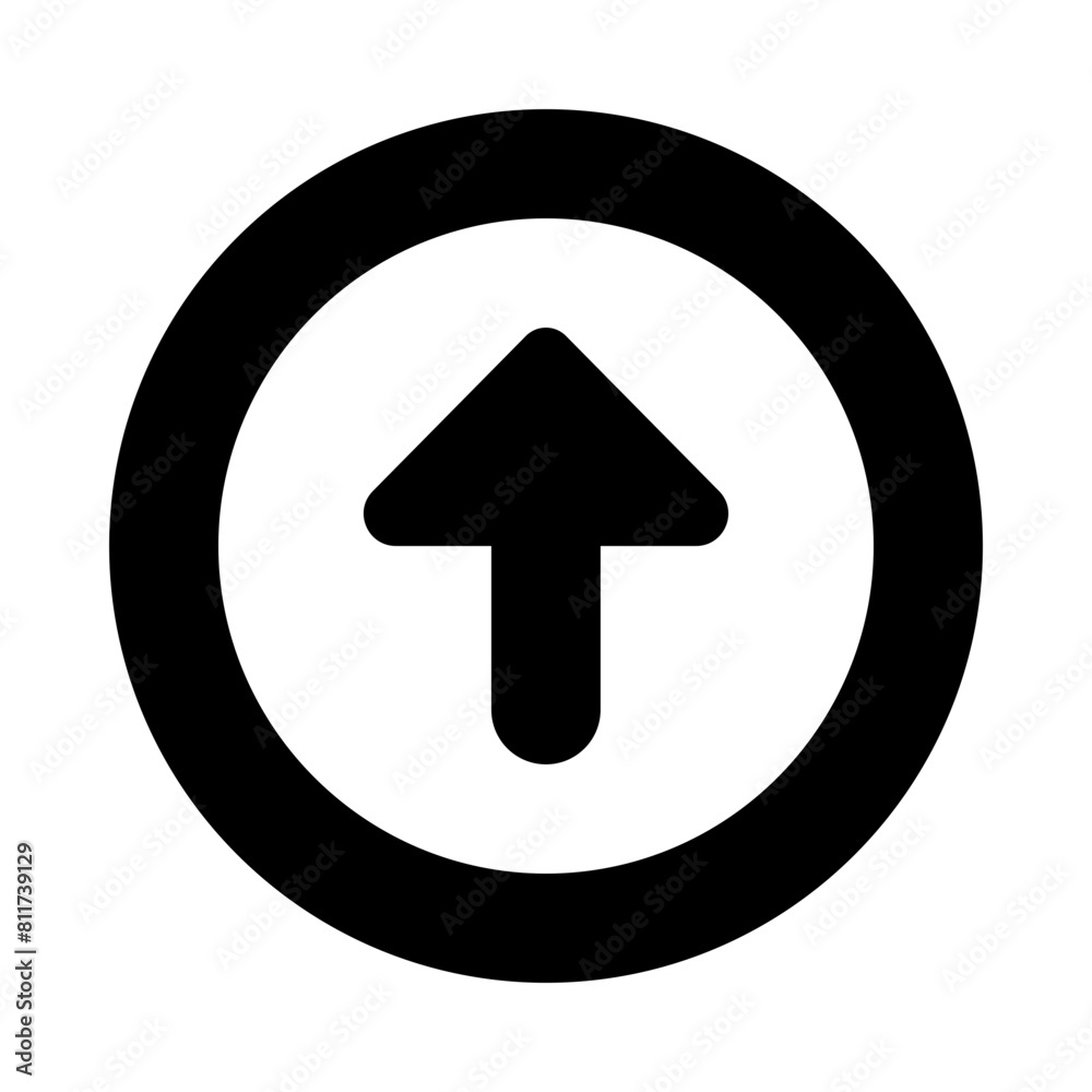 arrow circle up flat vector illustration arrow circle up flat vector illustration