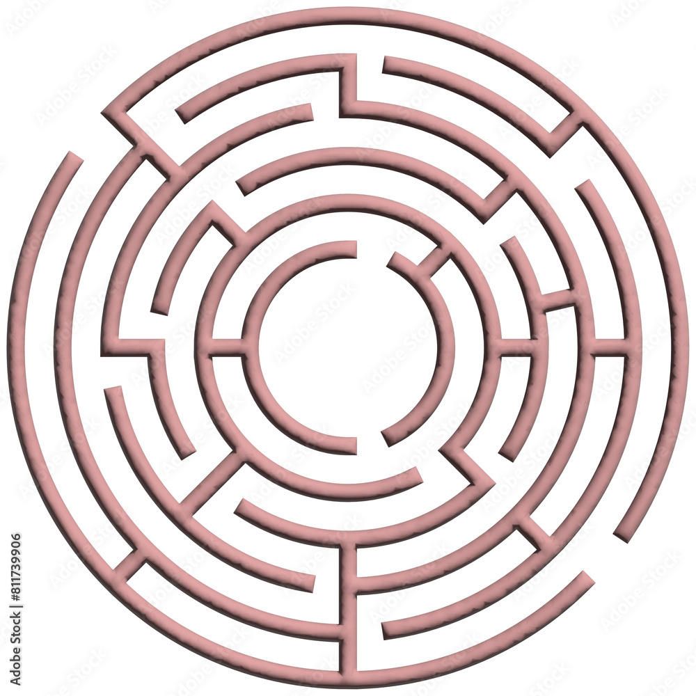 3d Maze conundrum for challenge the kids, Labyrinth for finding the right path. Game for children. 3d Maze conundrum for challenge the kids, Labyrinth for finding the right path. Game for children.