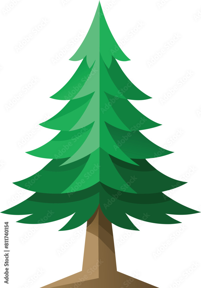 pine tree vector illustration, christmas tree pine tree vector illustration, christmas tree