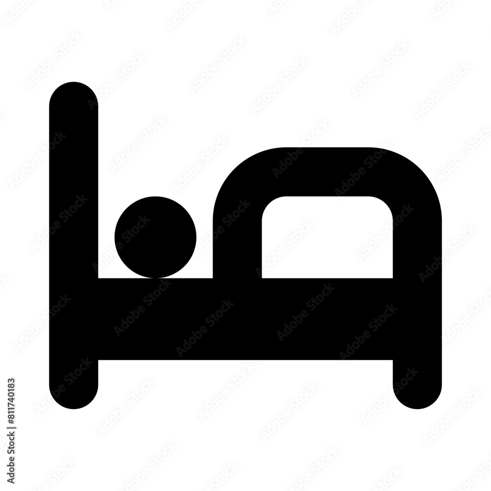bed flat vector illustration bed flat vector illustration