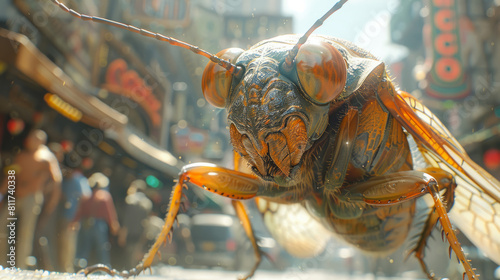 Cicada Invasion in an Urban Setting