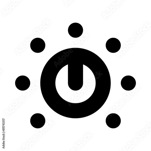 dial med flat vector illustration