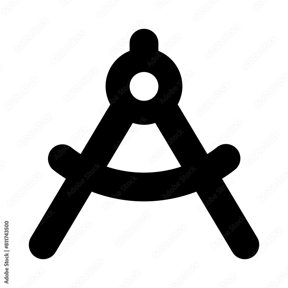 drafting compass flat vector illustration drafting compass flat vector illustration