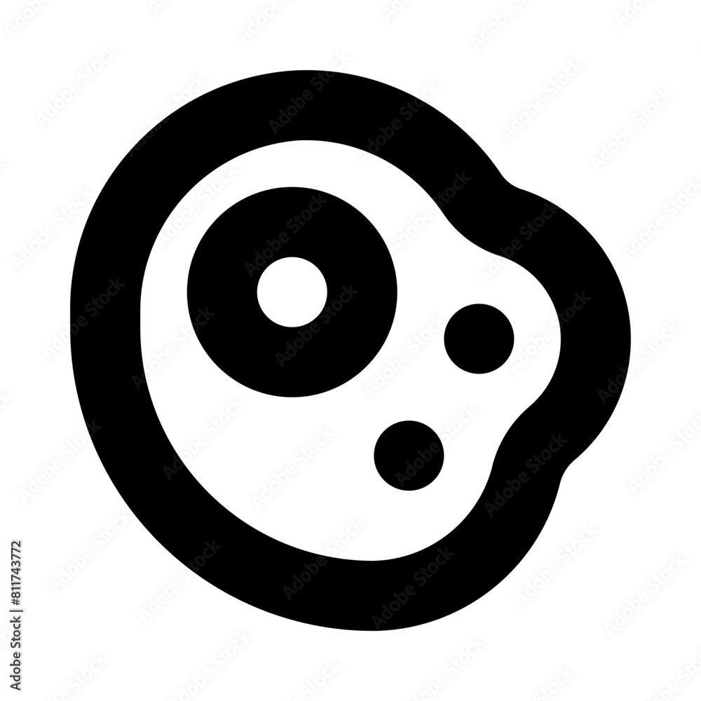 egg fried flat vector illustration egg fried flat vector illustration